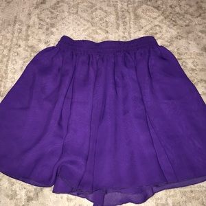 Purple skirt
